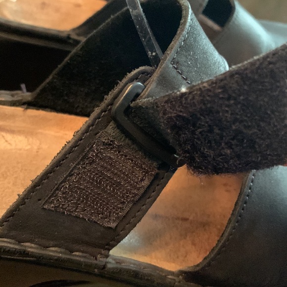 Naot Nubuck Leather Clog Slides Hook & Loop Fasteners. 40 - Picture 6 of 8